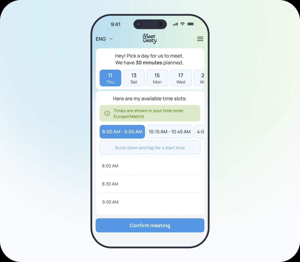 Seamless booking: what the guest sees